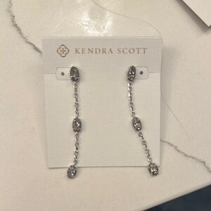 Kendra Scott Silver Geometric Earrings